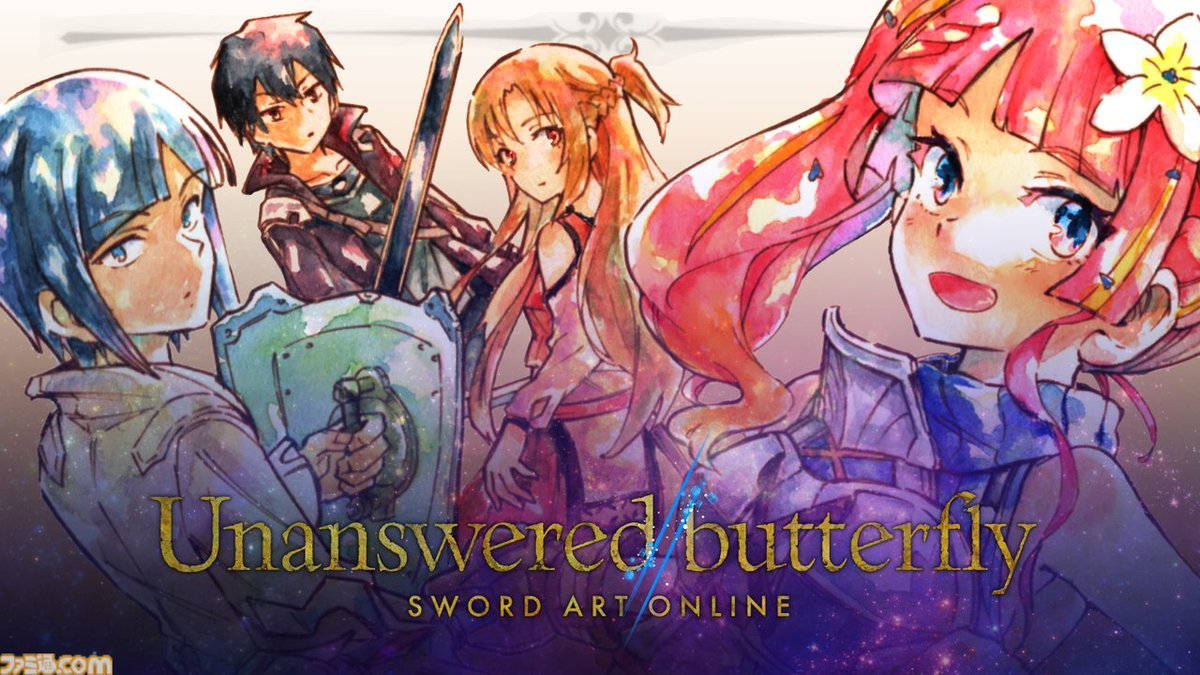 HCsNkjXWMAE7LZk Novo Anime Exclusivo Unanswered Butterfly do Jogo Echoes of Aincrad