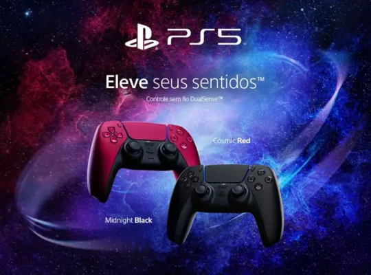 DualSense Cores DualSense Cosmic Red Atinge Menor Preço do Ano na Amazon - Aproveite a Oferta