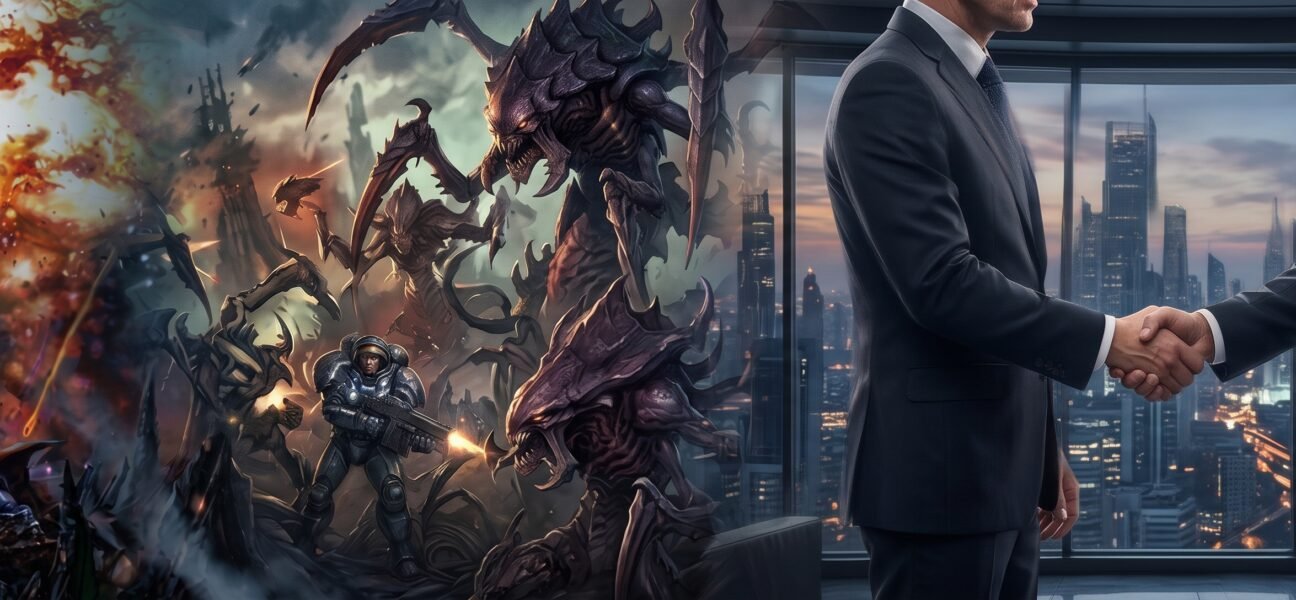 Gemini Generated Image cgvptzcgvptzcgvp StarCraft 3 Fora da Blizzard? Nexon Estaria Negociando Aquisição da Franquia