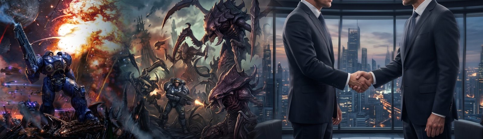 Gemini Generated Image cgvptzcgvptzcgvp scaled StarCraft 3 Fora da Blizzard? Nexon Estaria Negociando Aquisição da Franquia