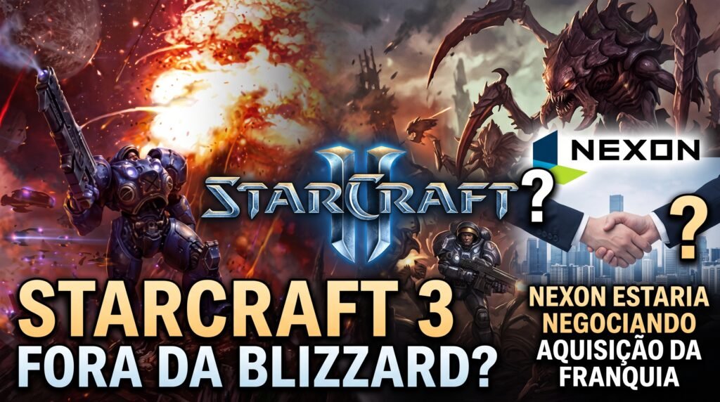 Gemini Generated Image q1s2lcq1s2lcq1s2 1 StarCraft 3 Fora da Blizzard? Nexon Estaria Negociando Aquisição da Franquia